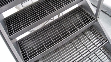 Galvanized Steel Grid Plate safety steel grating step Steel Frame Lattice low price1