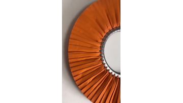 orange z-type cloth buffing wheel