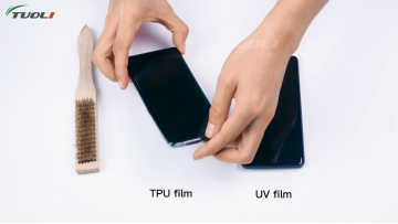 UV screen protector film- scratch resistance test