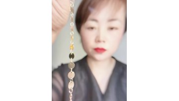 Custom High quality women gold and silver tassel body chain1