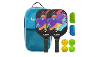 Loki 2023 New Design Pickleball Paddle Fiberglass +PP Honeycomb Core Graphite Pickleball set Support Oem1