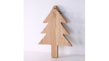 New Arrival Decoration Christmas Tree Shape Wooden Serving Food Cutting Board1