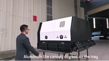 Aluminium jack off ute canopy and dog box