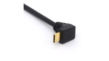 Wholesale Hot selling 90 Degree USB-C USB 3.1 Male to Female Fast Charging Cable Right Angle USB C Adapter Cable1