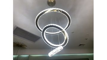 Lavius spiral cystal chandelier