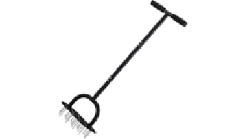 Aerator Lawn Tool Lawn Aerator Spike Metal Manual Dethatching Soil Aerating Lawn with 19 Stainless Steels Spikes1