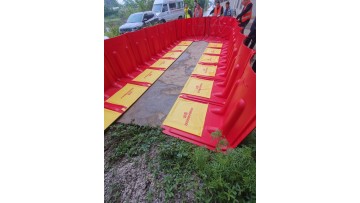 Denilco flood control barriers application 2