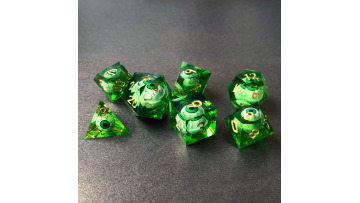 Polyhedral Dice with Real Rolling Eye