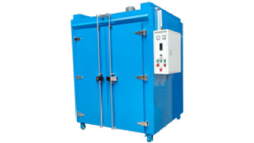 Blue industrial oven