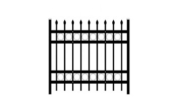 hign quality  Steel Tube Fence Panels anti-oxidizing fence fence panels1