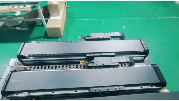 Demo stage nonmagnetic track linear motor