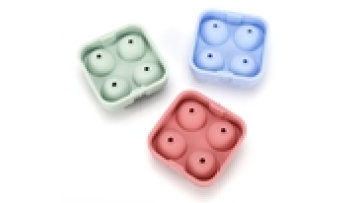 4 Cavities Fancy Skeleton Mould Silicone Ice Cube Trays Whiskey Ice Ball Maker silicone ice cube mold1
