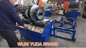 pipe fusing machine for fabrication of plastics