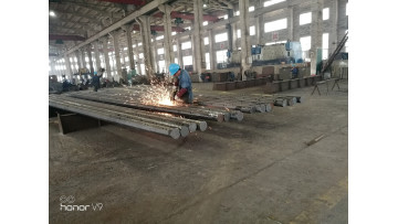 Steel Pole Polishing