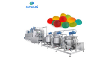 Factory Hot Selling High Efficiency Full Automatic Small Gummy jelly Candy Depositor making Machine Production Line1
