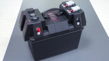 DC 24V Auto Batteries Voltmeter USB Charger Solar
