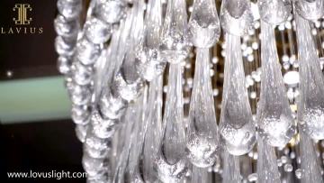 Lavius rain drop chandelier