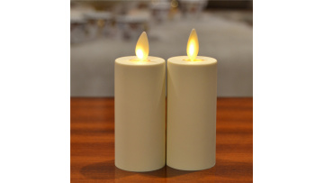 Dancing wick led flameless votive candles