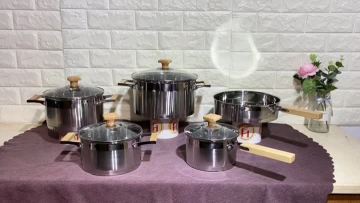 Glass lid straight cooking pot FH-SS260