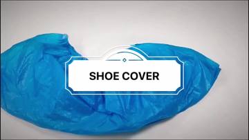 Good Quality Disposable Non-Medical Waterproof Dustproof Blue PE Plastic Shoe Covers for Indoors1