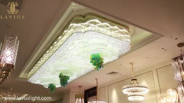 Lavius Crystal luxury banquet hall chandelier