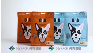 stand up zipper pouch pet food bag 