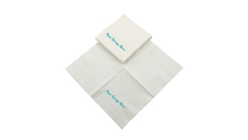 BODA paper napkin with custom printed logo