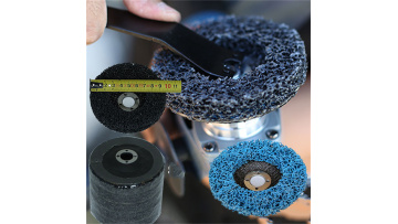 strip and clean disc polishing wheel