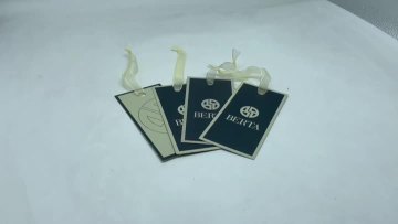 Custom Thick Card Paper Clothing Tag
