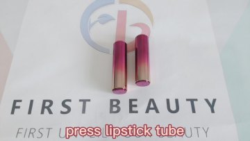Purple Gradient Color Plastic Lipstick Tube