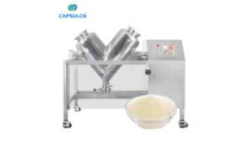 V-100 200 300 Chemical Small Powder Mixer Machine Blending Machine with Protective Fence1