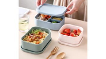 New design 3 Compartment Bpa Free Children  Snack Food Container Bento Silicone Lunch Box Collapsible With Lid1