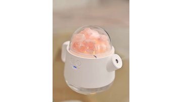 Hot Selling Tea-shaped Crystal Stone Office Dormitory Bedroom Ultrasonic humidifier  Salt Stone Humidifier1