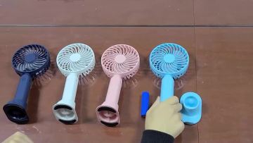Good Quality outdoor travel Portable Handheld Fan USB Small Personal Table Mini Fan with USB Rechargeable Battery1