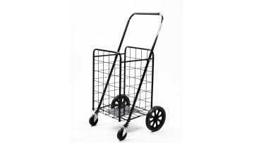 80KGS Factory Customized Portable Folding steel wire shopping cart for supermarket folding steel wire shopping cart1