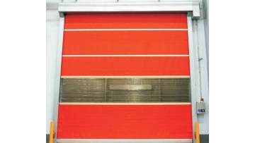 PVC fabric rapid roll up doors 