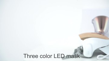 High Quality Skin Rejuvenation 3 Color Red Blue Orange Face Neck LED Mask1