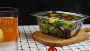  plastic containers - food