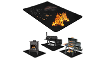 XL 60*40 inches Fireplace Fire Resistant Protects Floors Heat Fireproof Mat for Fireplaces Grills Deck and Patio Protective Mats1