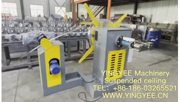 Suspended ceilling roll forming machine