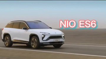 Technologically driven electric vehicle nio es6