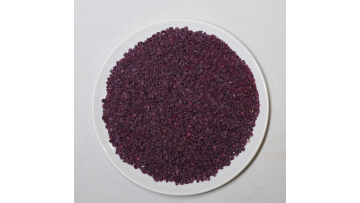 Dehydrated purple potato diced