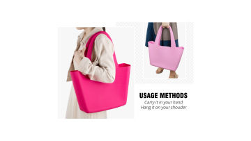 silicone tote bag for lady