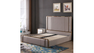 Luxury high quality full size bed frame with headboard Wholesale Manufacturers1