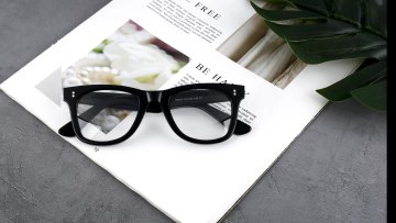 Best Quality Eye Wear Unisex Fashion Retro Black Optical Eyewear Acetate Frame1