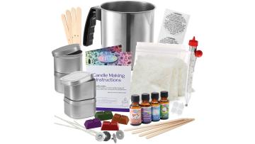 DIY candle making kit supplies