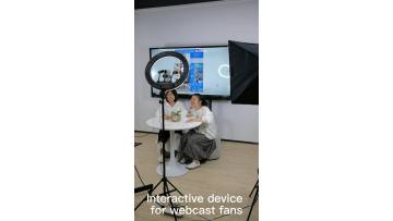 Interactive live streaming device