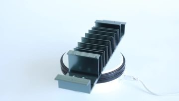 aluminum square long black anodized heatsink