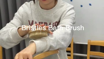 2.Bristles Bath Brush(handle)