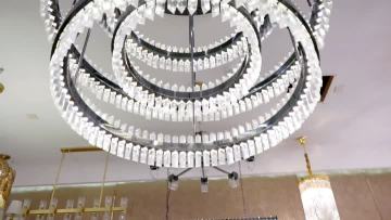 Lavius crystal ring chandelier.MP4